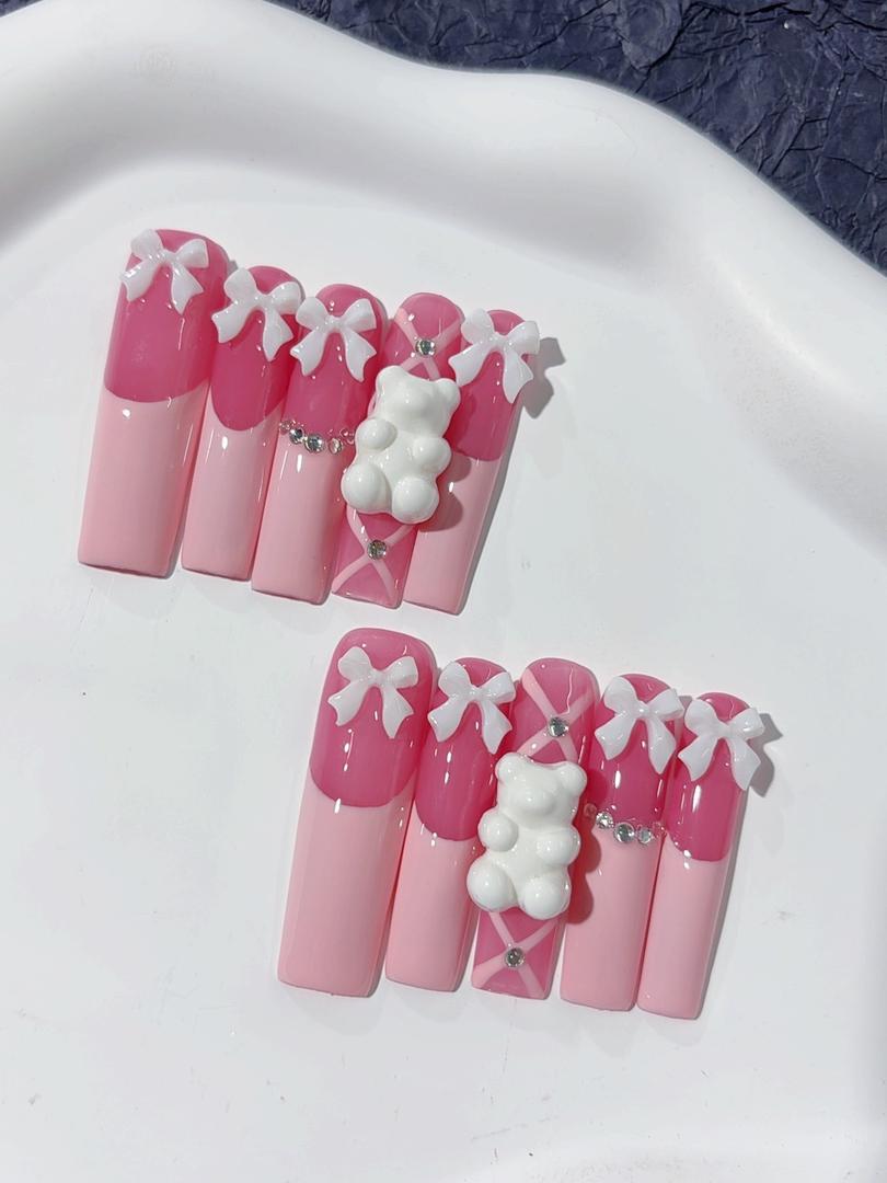 Pink Teddy  Bear Set