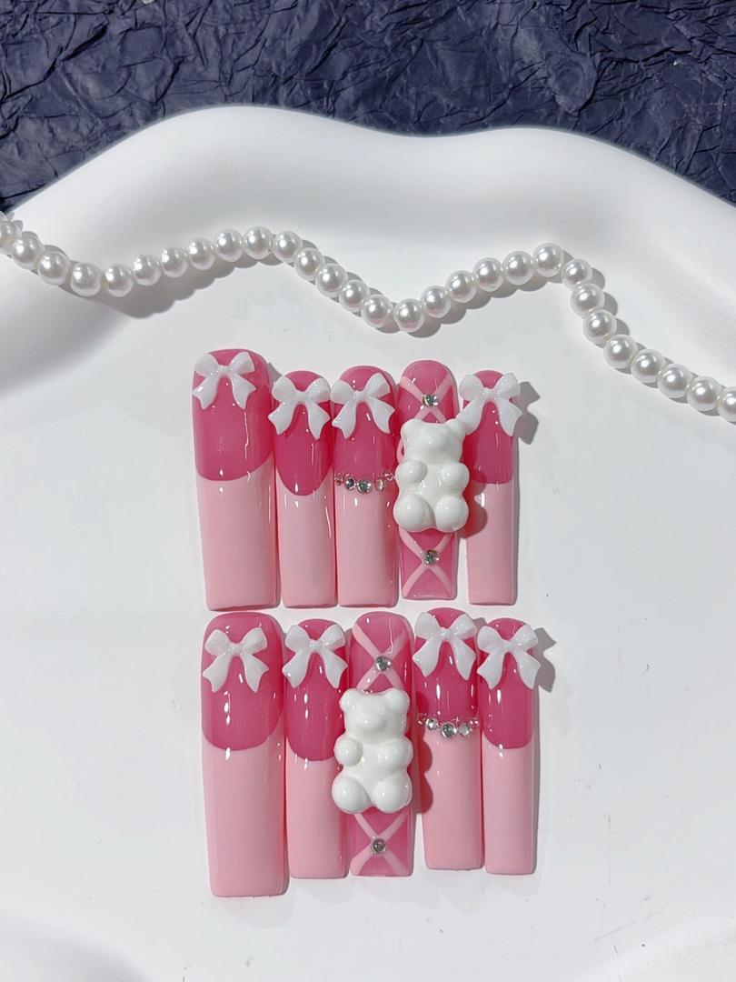Pink Teddy  Bear Set