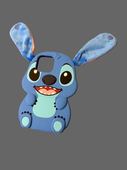 Blue Cartoon Bunny case